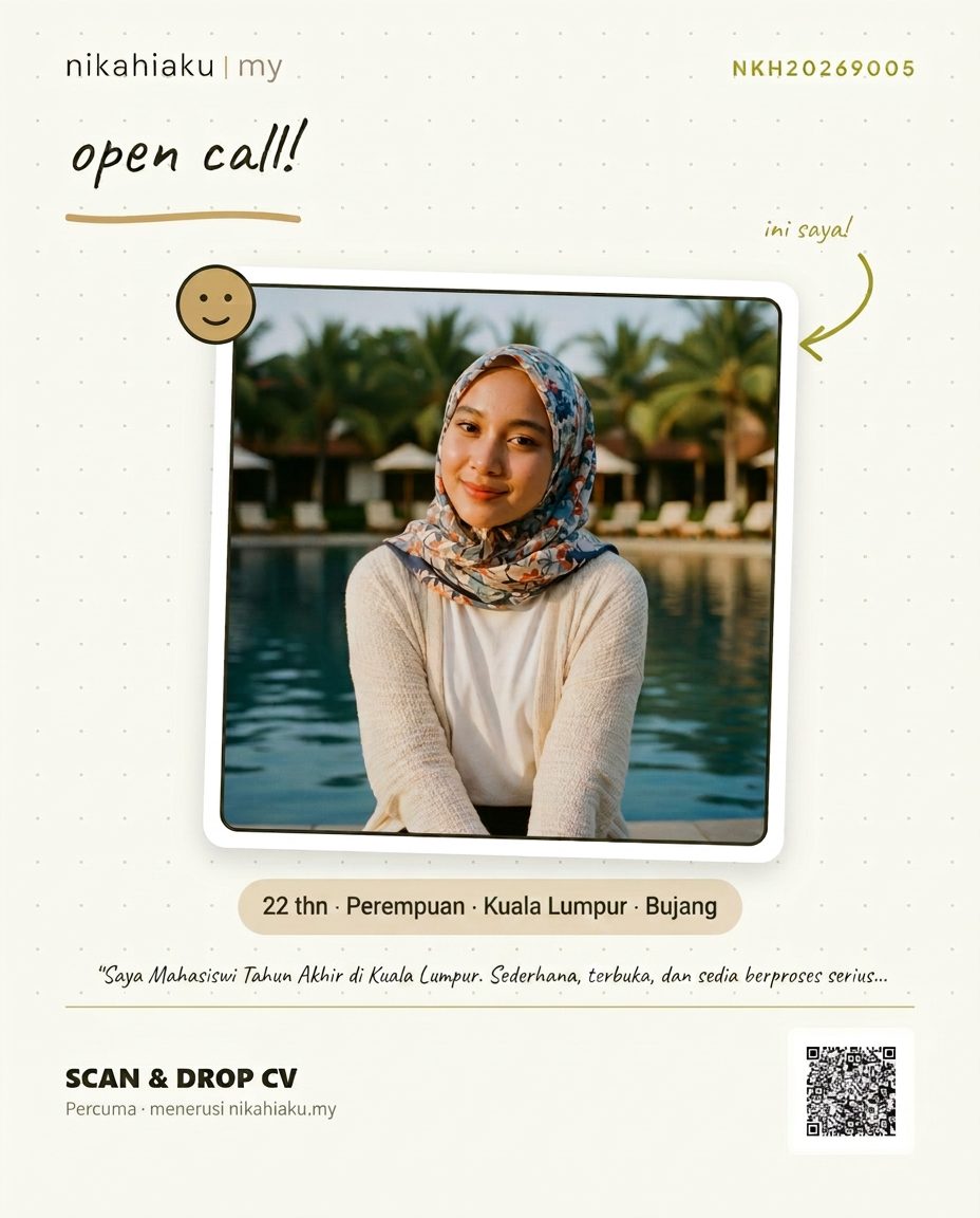 Poster iklan jodoh Open Call NKH20269005