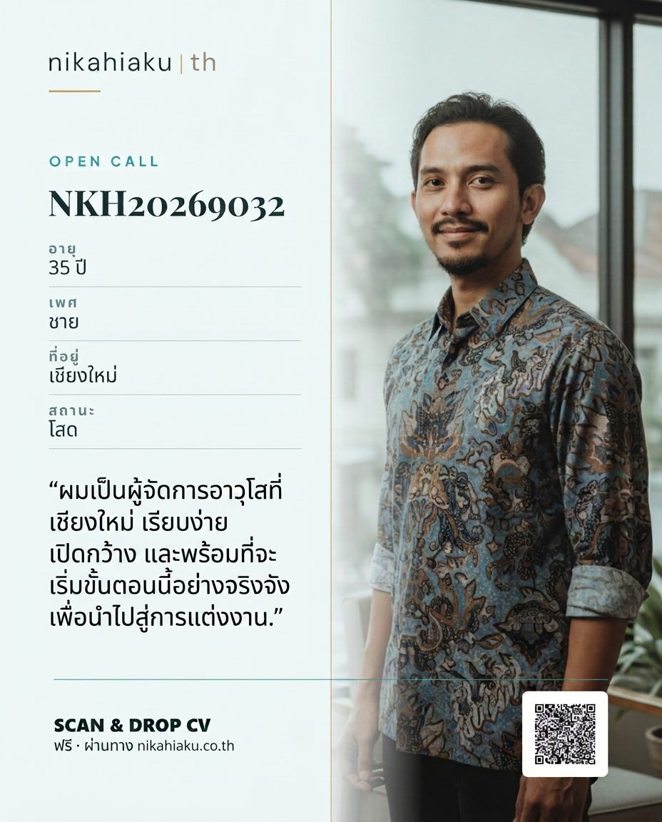โปสเตอร์ประกาศ Open Call NKH20269032
